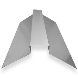 Конек фигурный 130х130мм  ral 9002 "Дымка" 1.25 м